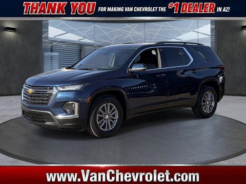 Northsky Blue Metallic 2023 Chevrolet Traverse LT Cloth
