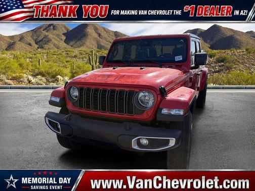 Firecracker Red Clearcoat 2025 Jeep Gladiator Sport S
