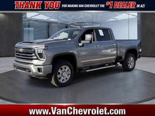 Sterling Gray Metallic 2025 Chevrolet Silverado 3500 High Country