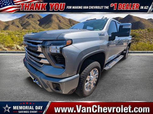 Sterling Gray Metallic 2025 Chevrolet Silverado 3500 High Country