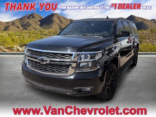 Black 2015 Chevrolet Suburban 1500 LT