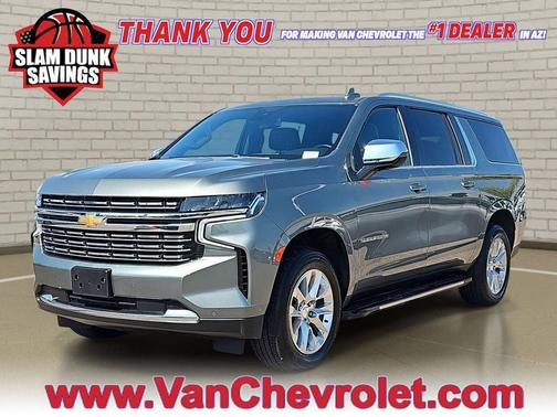 Silver Sage Metallic 2023 Chevrolet Suburban Premier