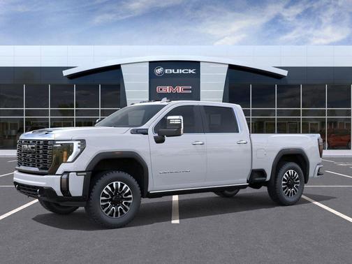 Glacier White Tricoat 2026 GMC Sierra 2500 Denali Ultimate