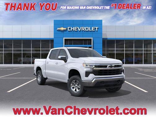 Summit White 2026 Chevrolet Silverado 1500 LT