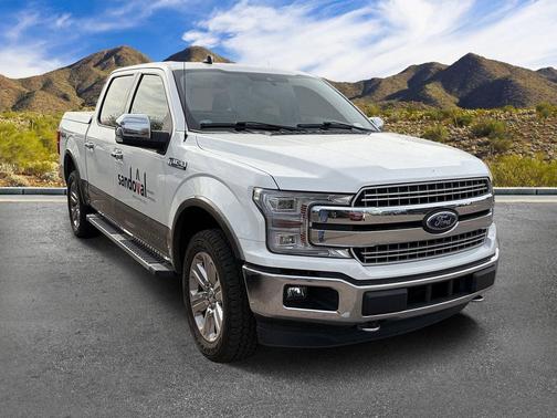 Star White Metallic Tri-Coat 2020 Ford F-150 Lariat