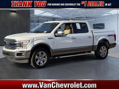 Star White Metallic Tri-Coat 2020 Ford F-150 Lariat