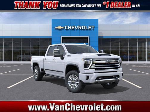 Polar White Tricoat 2026 Chevrolet Silverado 3500 High Country
