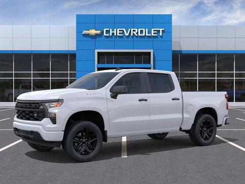 Summit White 2026 Chevrolet Silverado 1500 Custom