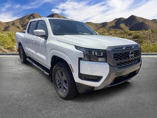 White 2026 Nissan Frontier SV