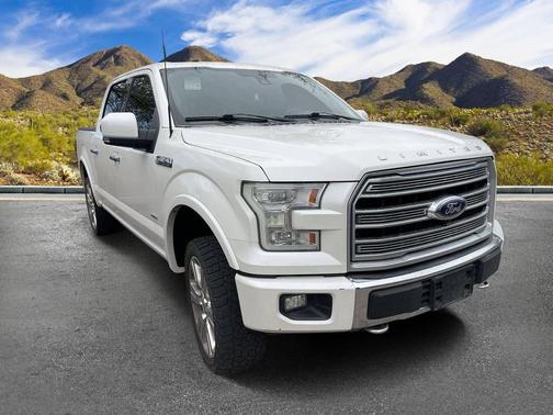 White Platinum Metallic Tri-Coat 2017 Ford F-150 Limited