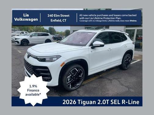 White 2026 Volkswagen Tiguan 2.0T SEL R-Line Turbo