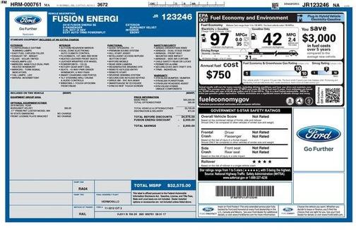 2018 Ford Fusion Energi SE Luxury