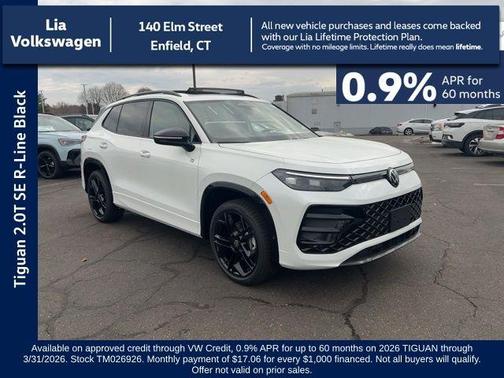 2026 Volkswagen Tiguan 2.0T SE R-Line Black