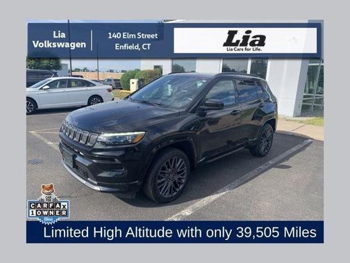 Diamond Black 2022 Jeep Compass Limited