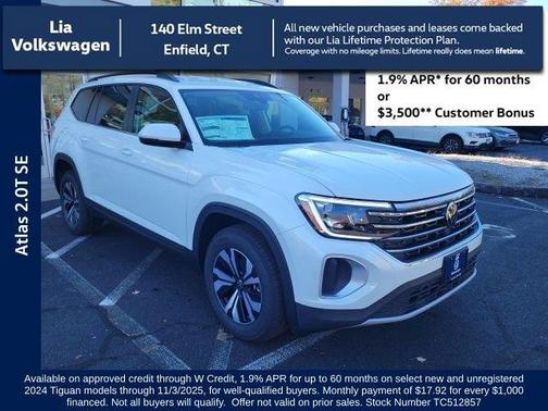 2026 Volkswagen Atlas 2.0T SE