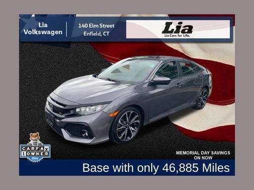Modern Steel Metallic 2018 Honda Civic Si