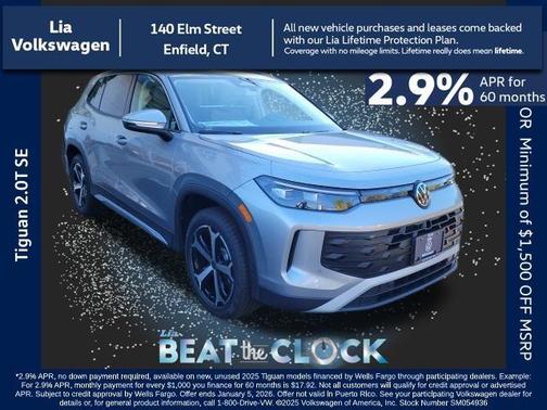 2025 Volkswagen Tiguan 2.0T SE