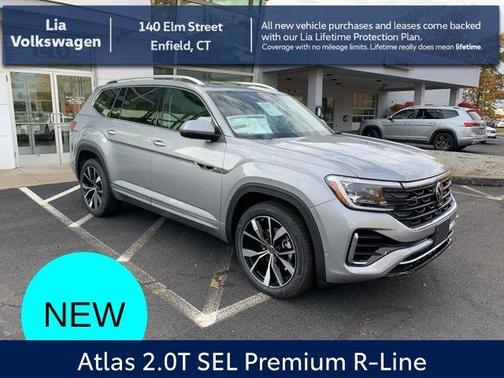 Silver Mist Metallic 2026 Volkswagen Atlas 2.0T SEL Premium R-Line