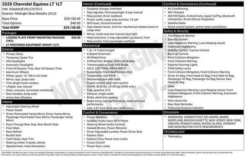 2020 Chevrolet Equinox 1LT