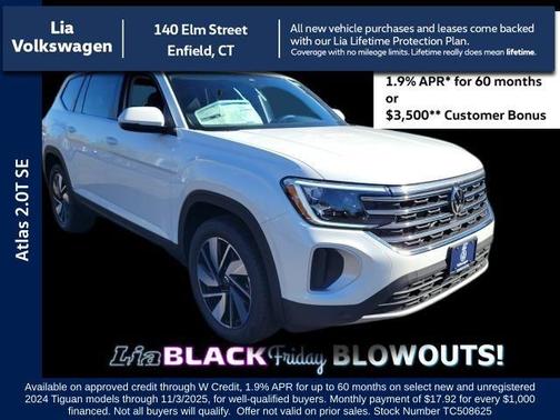 2026 Volkswagen Atlas 2.0T SE w/Technology