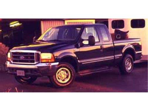 Red 2003 Ford F-250 XLT