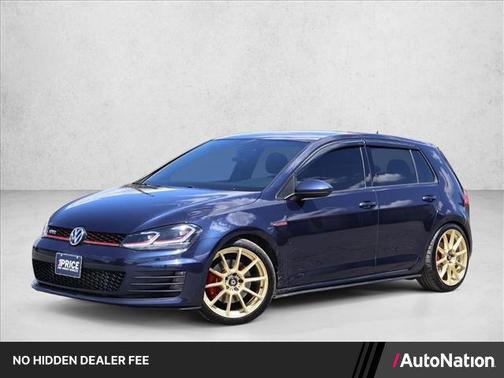 Night Blue Metallic 2017 Volkswagen Golf GTI 2.0T S 4-Door