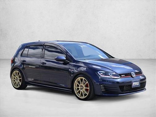 Night Blue Metallic 2017 Volkswagen Golf GTI 2.0T S 4-Door