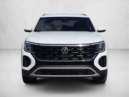 Pure White 2024 Volkswagen Atlas Cross Sport 2.0T SE w/Technology 4MOTION