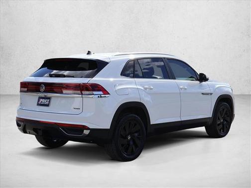 Pure White 2024 Volkswagen Atlas Cross Sport 2.0T SE w/Technology 4MOTION