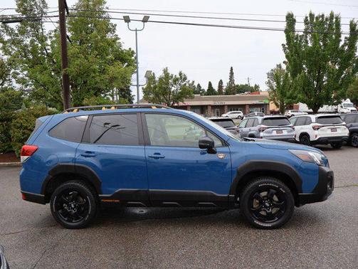 Geyser Blue 2022 Subaru Forester Wilderness