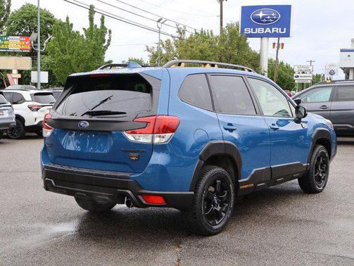 Geyser Blue 2022 Subaru Forester Wilderness