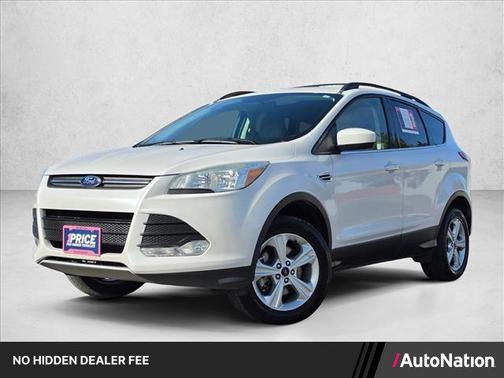 White Platinum Metallic Tri Coat 2015 Ford Escape SE