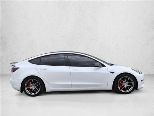Pearl White Multi Coat 2021 Tesla Model 3 Long Range