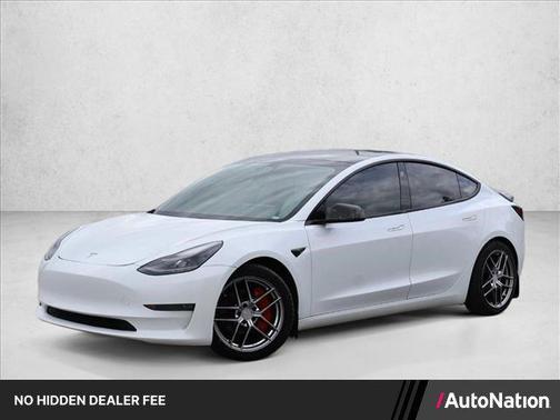 Pearl White Multi Coat 2021 Tesla Model 3 Long Range