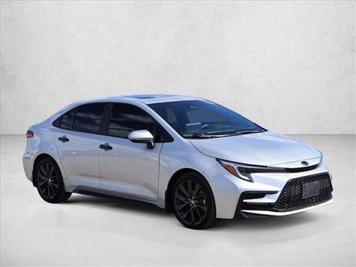 Classic Silver Metallic 2025 Toyota Corolla XSE
