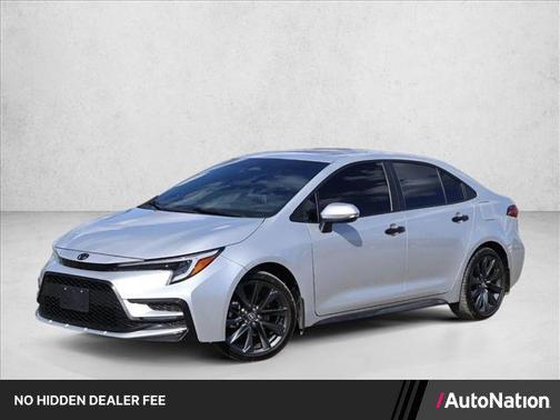 Classic Silver Metallic 2025 Toyota Corolla XSE
