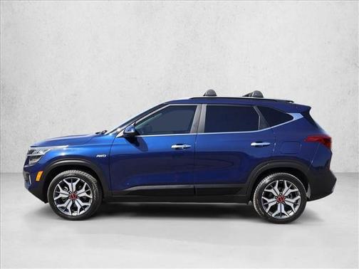 Dark Ocean Blue 2022 Kia Seltos SX Turbo