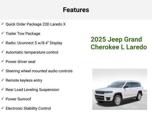 2025 Jeep Grand Cherokee L Laredo