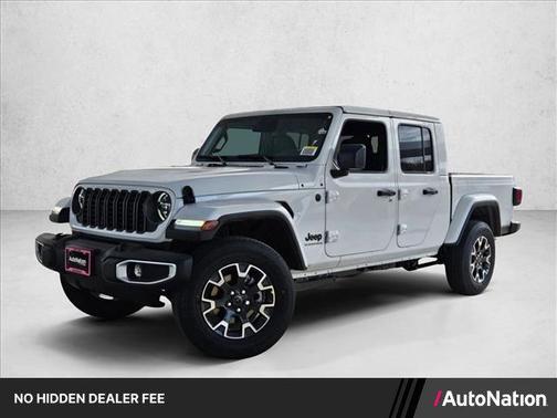 Bright White Clearcoat 2026 Jeep Gladiator Sahara 4x4