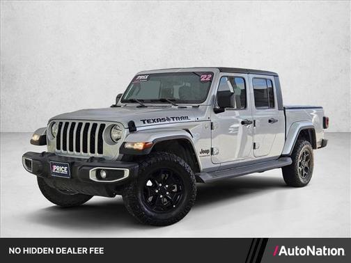 Silver Zynith Clearcoat 2022 Jeep Gladiator Texas Trail 4x4