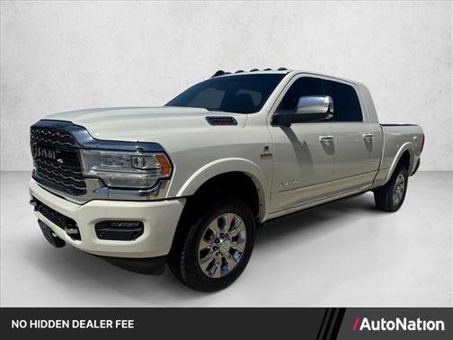 Pearl White 2021 RAM 2500 Limited Mega Cab 4x4 6'4' Box