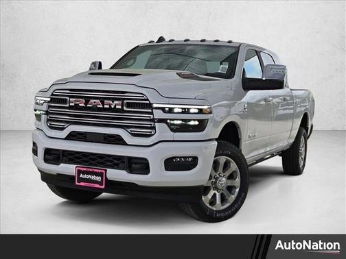 Bright White Clearcoat 2026 RAM 2500 Laramie Mega Cab 4x4 6'4' Box