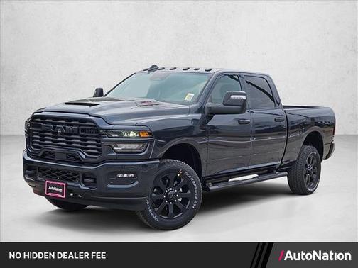 Forged Blue Metallic 2026 RAM 2500 Black Express Crew Cab 4x4 6'4' Box