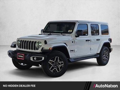 bright white clearcoat 2026 Jeep Wrangler 4-Door Sahara 4x4