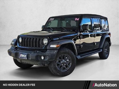 Black Clearcoat 2024 Jeep Wrangler Sport S