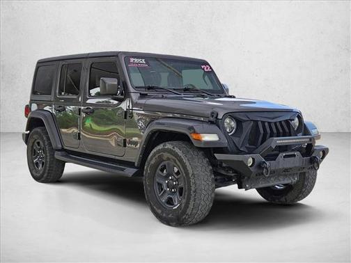 Granite Crystal Metallic Clearcoat 2022 Jeep Wrangler Unlimited Sport