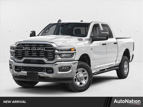 Bright White Clearcoat 2026 RAM 2500 Black Express Crew Cab 4x4 6'4' Box