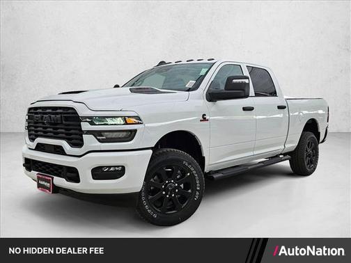 Bright White Clearcoat 2026 RAM 2500 Black Express Crew Cab 4x4 6'4' Box