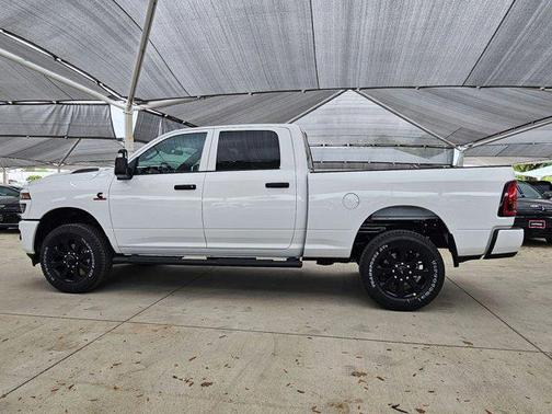 Bright White Clearcoat 2026 RAM 2500 Black Express Crew Cab 4x4 6'4' Box