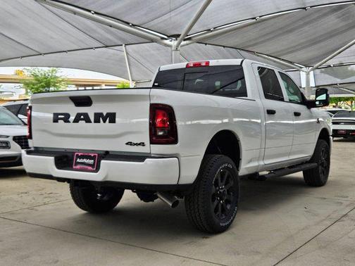 Bright White Clearcoat 2026 RAM 2500 Black Express Crew Cab 4x4 6'4' Box